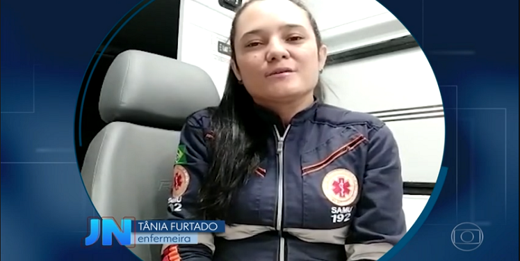 Enfermeira piauiense Tânia Furtado